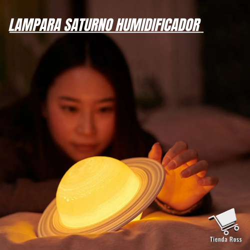 HUMIDIFICADOR LÁMPARA SATURNO