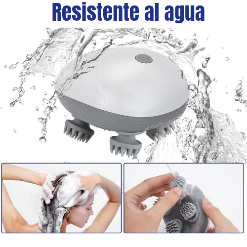 Masajeador de cabeza eléctrico recargable