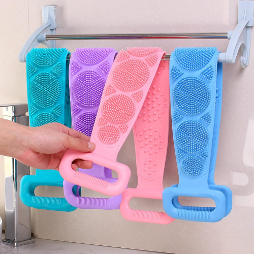 Frotador de silicona exfoliante
