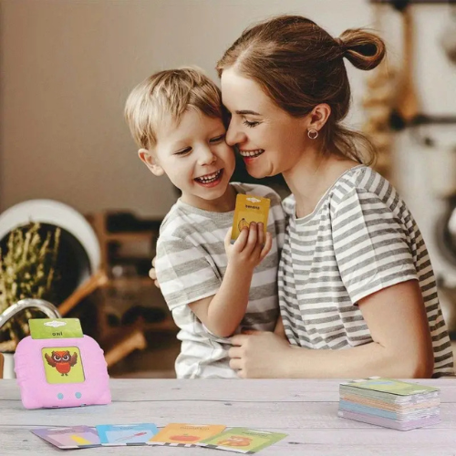 Tarjetas didácticas con parlante