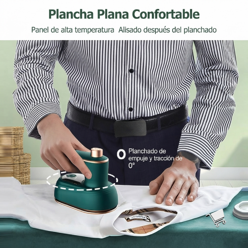 Mini plancha de vapor portátil