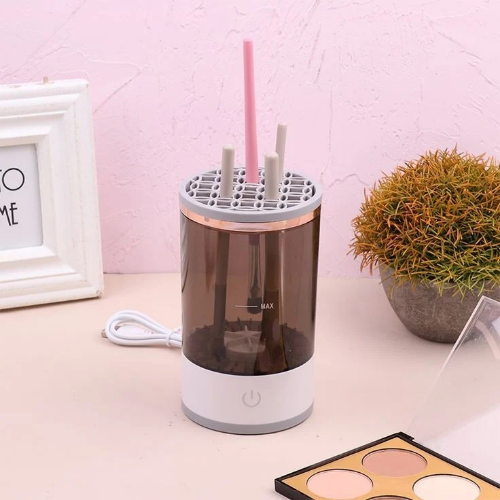 limpiador eléctrico de brochas de maquillaje