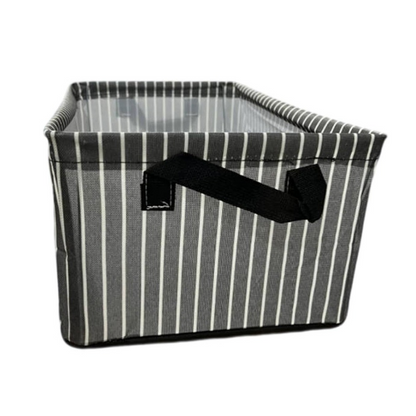 Organizador plegable a rayas