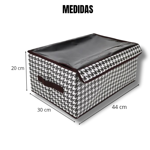 Organizador plegable con tapa -con divisiones