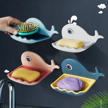 Jabonera en forma de ballena