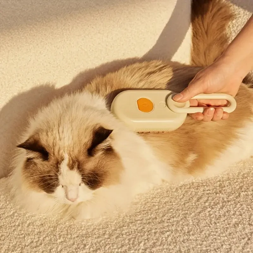 Cepillo Eléctrico de Vapor para Mascotas