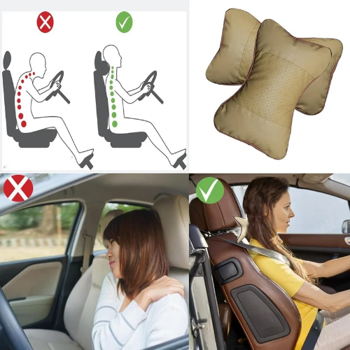 Almohada cervical de coche