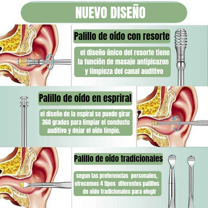 Kit de limpieza para oído