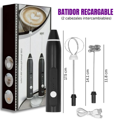 Batidor recargable