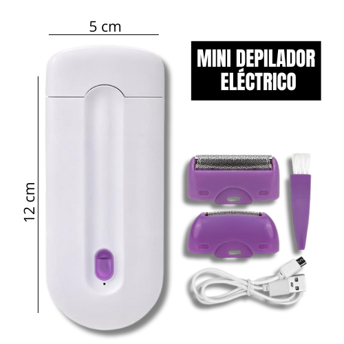 Mini depiladora eléctrica