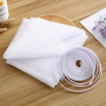 Malla de ventanas con velcro adhesivo
