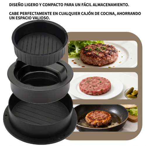 MOLDE DE HAMBURGUESAS