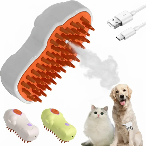 Cepillo a vapor de mascotas