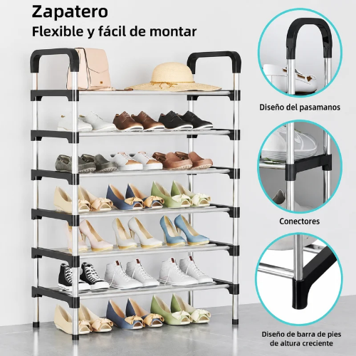 Zapatero de 6 niveles