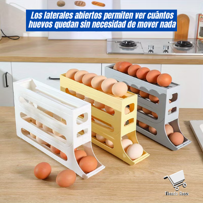 ORGANIZADOR DE HUEVO 3 NIVELES