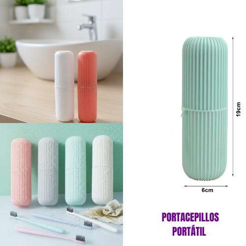 Caja de Porta cepillos portátil