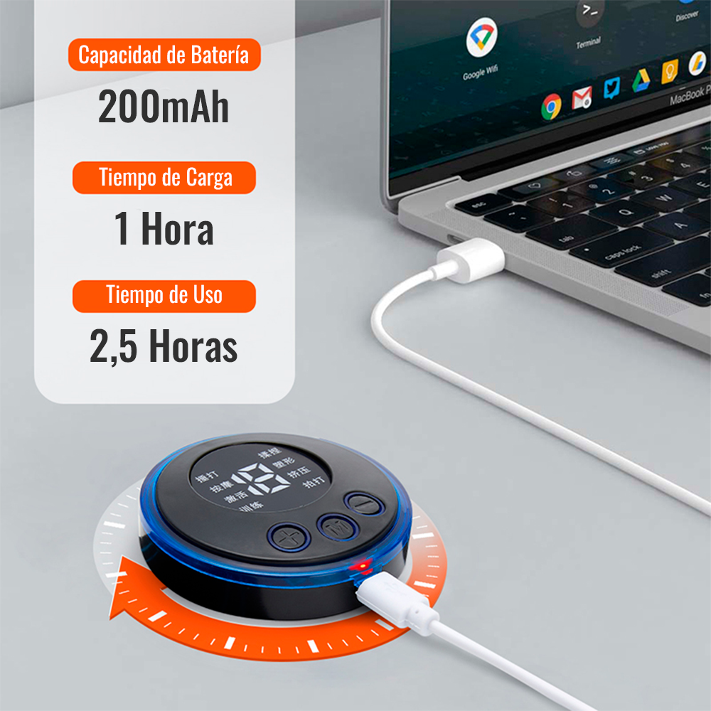 MINI MASAJEADOR DE MICRO CORRIENTE EMS